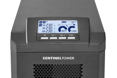 نمای پنل نمایشگر یو پی اس Zener مدل Sentinel Power